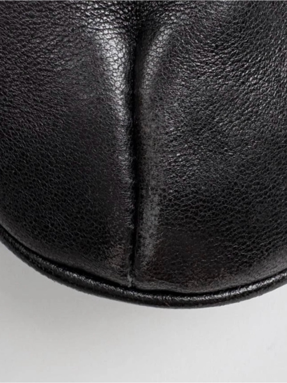 Saint Laurent Black Leather YSL Logo Belt Bag with Silver Hardware - Picture 3 of 10